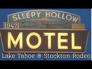 Vintage 1947 Lake Tahoe & Stockton Rodeo Rare 8mm Film with {Silver Saddle Beauty}