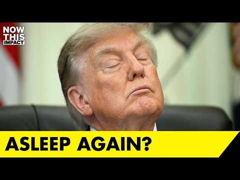 Trump appears to fall asleep AGAIN as NIH Director spouts baseless vaccine conspiracies
