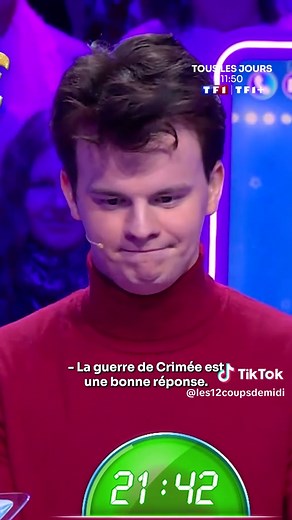 Cyprien tente l'Étoile dans Les 12 Coups de Midi !