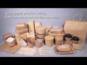 Take way food packaging boxes kraft paper boxes for salad food packing box View packaging boxes