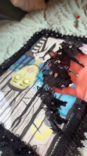 My first time using water color, Tim burton inspired painting for my love 🫶🏼 #Valentine #timburton cre:bellathebarb | Jack is so cool