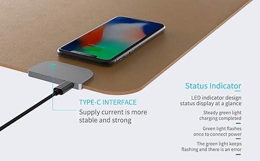 Wireless Charging Desk Pad