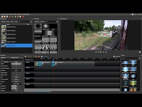 OpenShot: How To Crossfade Audio & Video Clips. A Video Editing Tutorial