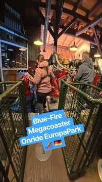 Blue-Fire Megacoaster Onride EuropaPark 🎢 🇩🇪 #rollercoaster #themepark #viral #fyp #shorts #reels