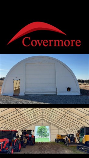 PVC Fabric Tension Storage Shelters and Buildings | Variety of Storage Sizes