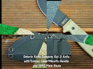 Ontario Rat 3 Fixed Blade Knife Review