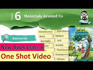 Class 6 Science | Chapter 6 Keywords | Materials Around Us | Curiosity Book