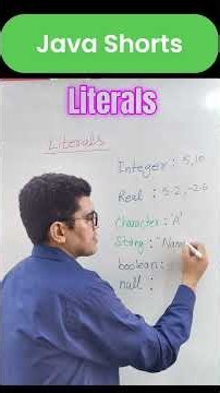 Literals in Java Explained with Examples | Java for Beginners & ICSE 9 and 10
