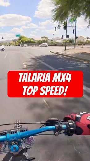TALARIA MX4 TOP SPEED TEST! (Is Your Bike Faster??) #bikelife #2026 #stock 60V