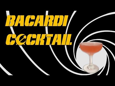 Bacardi Cocktail - a Daiquiri Made with Rum, Lime & Grenadine
