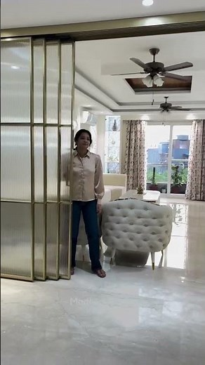 Check out the stunning sliding partitions