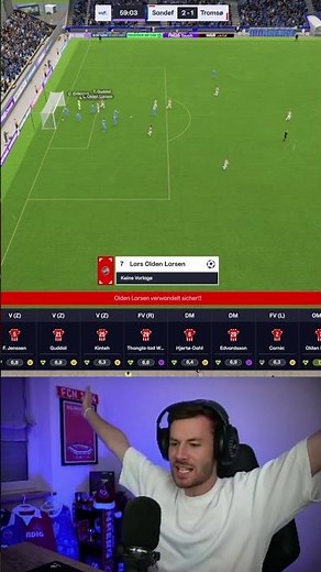 Das allererste Tor! 🤩 #FootballManager #FM26