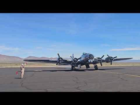 B-17 Engine start sequence