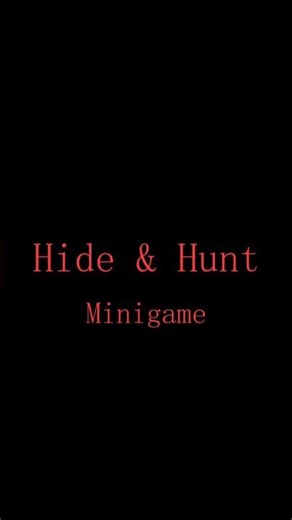 Hide & Hunt minigame teaser (Inspired by The Backrooms)