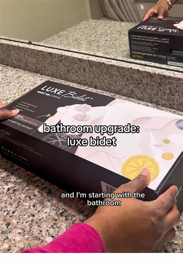 Turning my bathroom in to a spa with @LUXE Bidet 😍 The Whift 185 bidet attachment has definitely elevated my bathroom and I’m obsessed! #airlineemployee #homedecortiktok #bathroommakeover #bathroomdecor #bidet