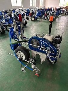 [Hot Item] Road Construction 12 Liter Hydraulic Double Gun Cold Spray Line Machine