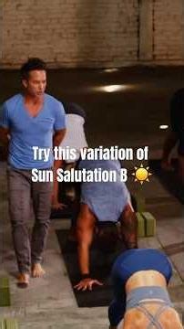 Try this variation of Sun Salutation B ☀️