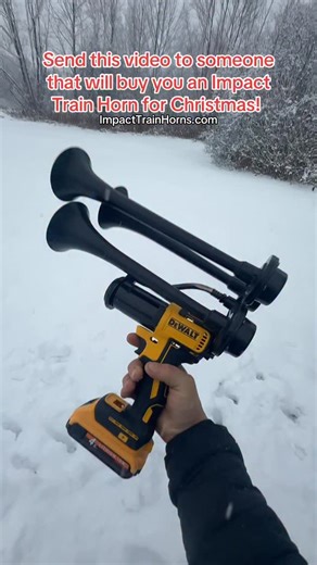 1.4K views · 4.5K reactions | Send this to someone that will buy you an Impact Train Horn for Christmas! Order at ImpactTrainHorns.com | Impact Train Horns | Facebook
