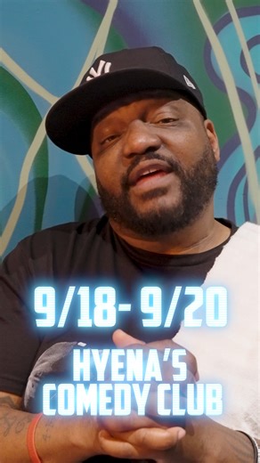 Next Live Show this weekend: Hyena’s Comedy Club - Albuquerque, NM - Thurs Sept 18th, Fri Sept 19th, & Sat Sept 20th #ariesspears #AriesSpearslive #StandUp #Comedy #improv #HyenasComedyClub #AlbuquerqueNM Don’t miss another show: ariesspears.com/pages/tourFunny | Aries Spears