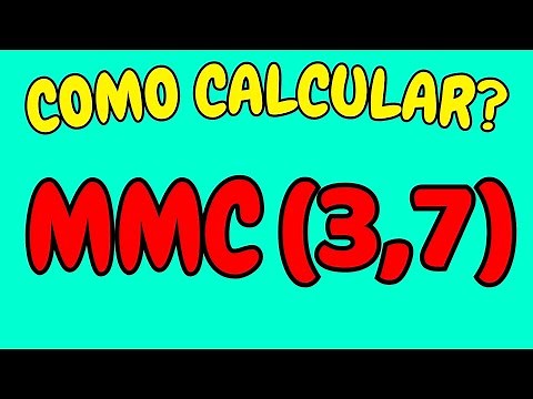 COMO CALCULAR O MMC DE 3 E 7 | Aprendendo sobre mínimo múltiplo comum
