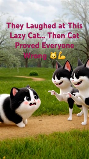 They Laughed at This Lazy Cat… Then Cat Proved Everyone Wrong 🐱💪#shorts