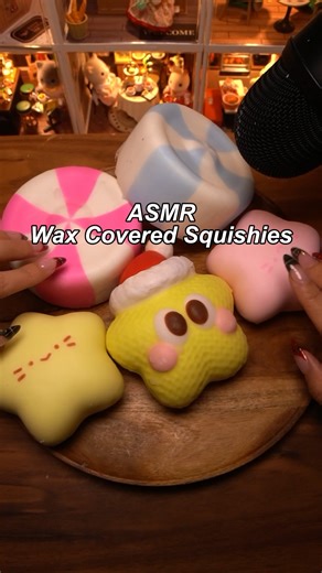 Kitty on Instagram: "Christmas Squishies! ASMR Wax covered squishies cracking/crushing #asmr"