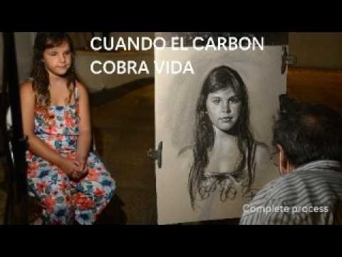 "Iria" Bringing a Charcoal Portrait to Life