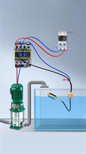 Water Tank Auto ON OFF System #electrical