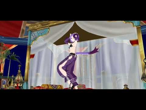 IllustPoser [MMD] TDA Blaze The Cat (Genie) - Dilbar [ภาษาไทย] | ประเทศไทย🇹🇭