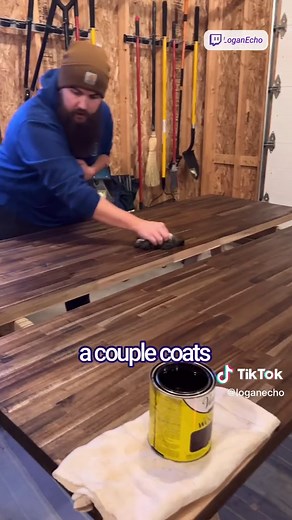 DIY Butcher Block Countertop Staining and Sealing Process