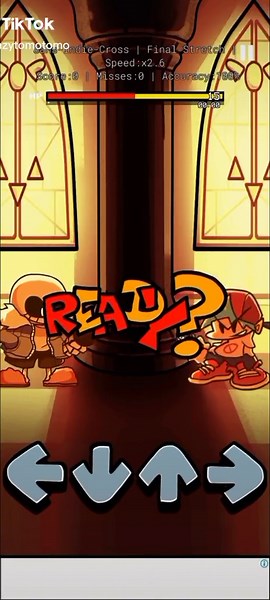 FNFインディークロスMODでのサンズ戦