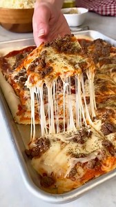 Turn back time with this classic Lunch Lady Pizza! So easy and fun to make! | Easy Recipes