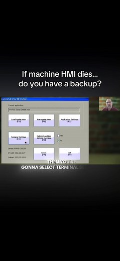 Technicians should always keep a copy of the PanelView program. Here’s how to save it to a flash drive. #industrialmaintenance #automation #plc #hmi