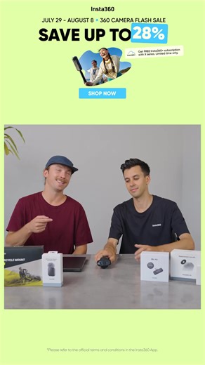 Unbeatable deals on Insta360's top 360 cameras. Limited-time offers on the best in the game, don't miss it! | Insta360