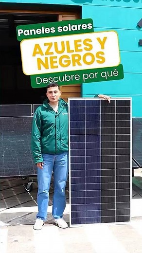 🔵⚫ Why are Solar Panels blue or black?