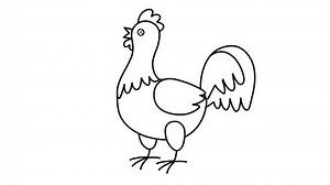 Animation Hen Drawing Hen Hen On Stock Footage Video (100% Royalty-free) 3615550935 | Shutterstock