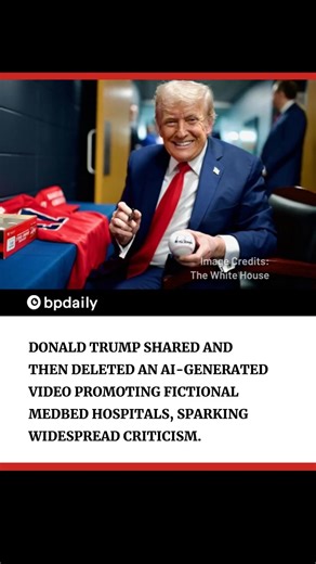Trump Under Fire For Bizarre AI Post Promoting ‘Medbed’ Conspiracy Theory. Read the full article in the comments. | High Intelligence Office