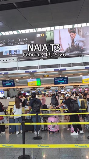 NAIA Terminal 3 Check-in and Immigration Update
