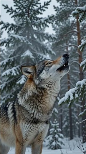 King of the Winter Forest 🐺❄️ #wildlife #documentary #wolf #graywolf