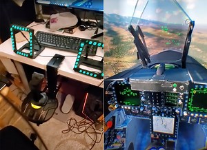 Homemade Virtual Reality Flight Simulator Setup Could be Most Realistic Ever