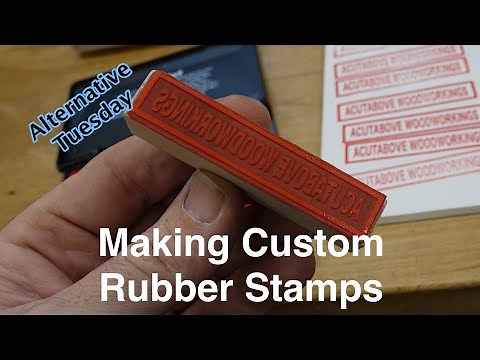 Making Custom Rubber Stamps