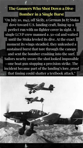 The Gunners Who Shot Down a Dive-Bomber in One Burst