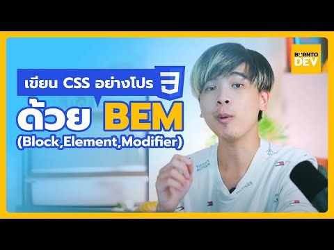 เขียน CSS อย่างโปร ด้วย BEM (Block,Element,Modifier)
