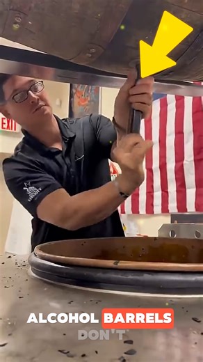 Paper Tech on Instagram: "How Do They Open This Barrel? 🛢️🔧 A barrel bung puller is a specialized industrial tool used to remove tight wooden or plastic bungs from barrels. Its hooked tip securely grips the bung, allowing fast, safe removal without damaging the barrel or contents. Credits : @ GarrisonBrothersDistillery / YT @ CocktailSchools / YT #IndustrialTools #WarehouseEquipment #BarrelHandling #technews #technology"