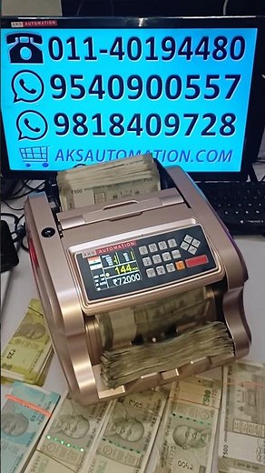 Machine That Never Stops, Even in Heavy Load - – Heavy Duty Note Counting Power! ✨ #shorts #trending