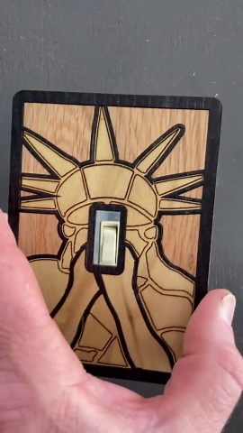 Magnetic Liberty Switch Plate Cover - Etsy