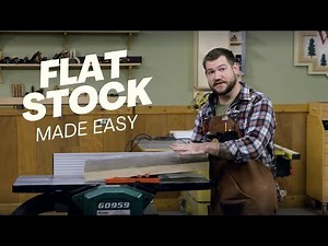 Get Flat & True Boards with a Jointer and Planer