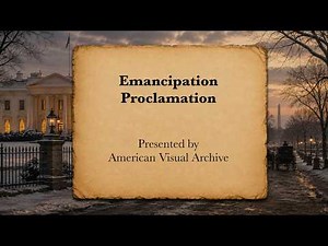 🇺🇸 The Emancipation Proclamation | Abraham Lincoln | January 1, 1863 | American Visual Archive