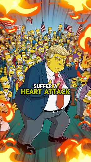 Simpsons Predicted Trump's Public Heart Attack