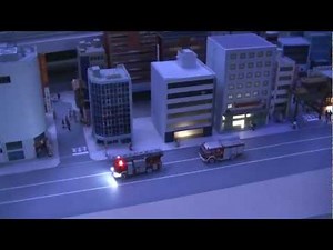リニア・鉄道館 ジオラマ 火災発生 ： SCMAGLEV and Railway Park
